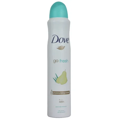 Dove deodorant spray 200 ml. Go Fresh pear & Aloe Vera.