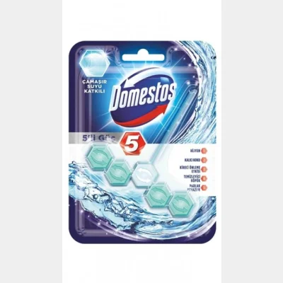 Domestos 5-Way Power With Bleacher Additive 55 gr