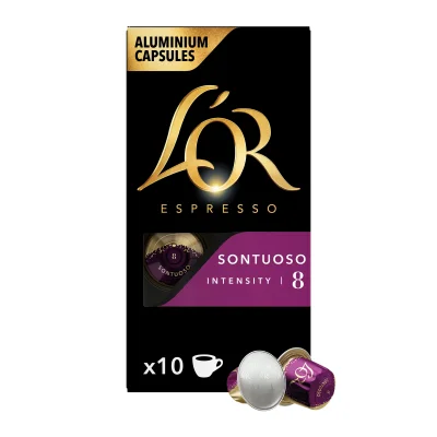 L'OR Espresso Sontuoso Capsules 10 Count