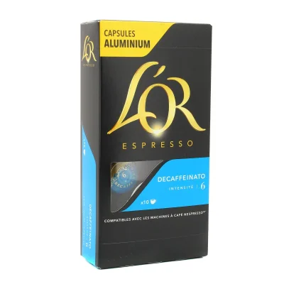 L'OR Espresso Decaffeinato Capsules 10 Count