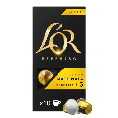 L'OR Espresso Lungo Mattinata Capsules 10 Count