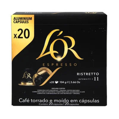 LOR espresso RISTRETTO 104g - (20 caps - intensity 11)