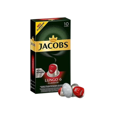 Jacobs Nespresso Lungo Classico Capsules 10-Pack