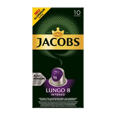 Jacobs Nespresso Lungo Intenso Capsules 10 Count