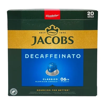 Jacobs Nespresso Decaffeinato Classico 20 Capsules