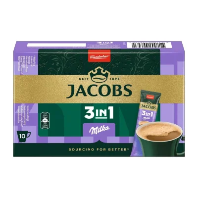 Jacobs 3in1 MILKA 10x18G - INSTANT STICKS /12