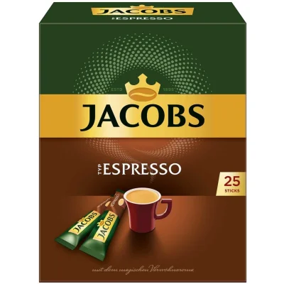 Jacobs Espresso Instant Coffee 25 Sticks