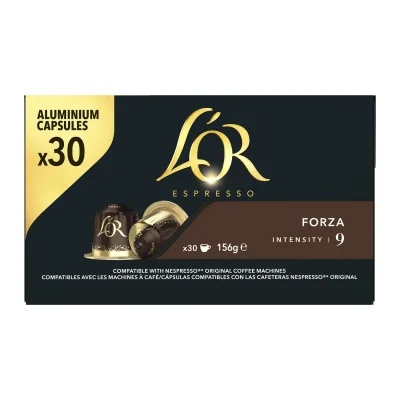 L'OR Nespresso Espresso Forza Capsules 30 Pack 156g
