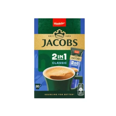 Jacobs 2 In 1 Instant Coffee Box 20 Pack