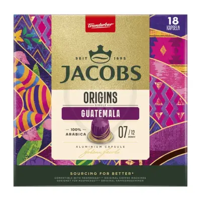 Jacobs 18CAPS. (93G) NESPRESSO ORIGINS GUATEMALA /10