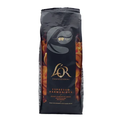 L'OR 1kg Professional Espresso Harmonieux 100% Arabica Beans /6