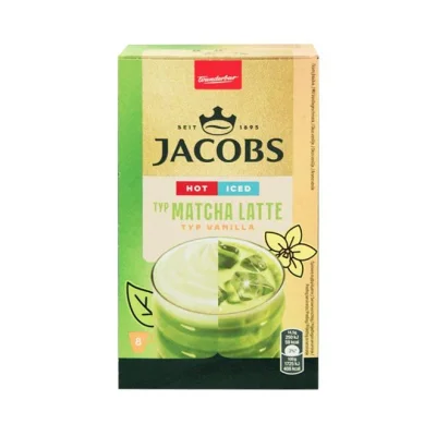 sachets JACOBS Typ Matcha Latte hot or iced 8x14.5g 116g - Typ Vanilla