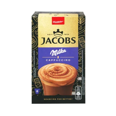 sachets JACOBS cappuccino choco 8 x15,8g 126.4g - Milka