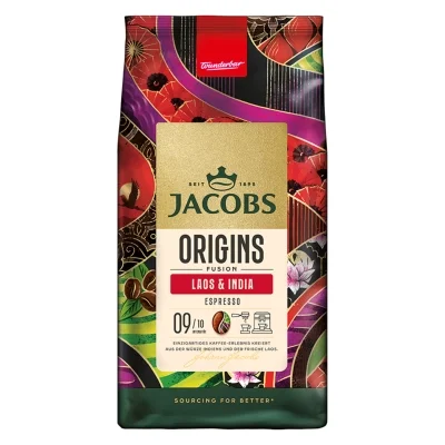 Jacobs Origins Laos & India Coffee Beans 1kg