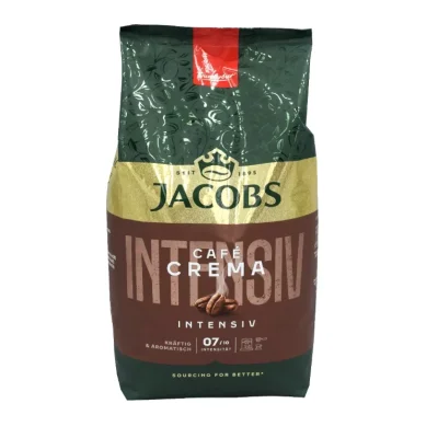Jacobs Café Crema Intensive Coffee Beans 1kg