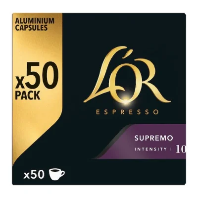 L'OR Nespresso Espresso Supremo Capsules 50 Pack 260g