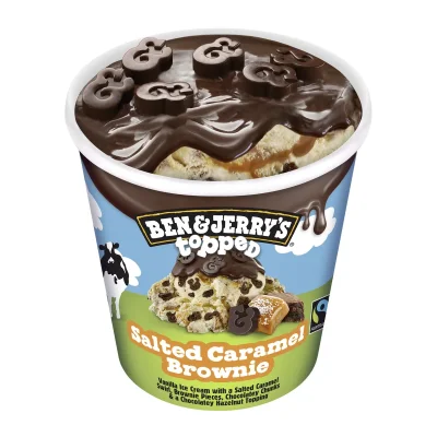 Ben & Jerry's Topped Salted Caramel Brownie 465ml
