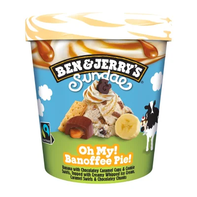 Ben & Jerry's Sundae Banoffee Pie 427ml