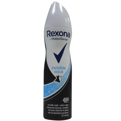 Rexona deodorant spray 150 ml. Invisible Aqua.