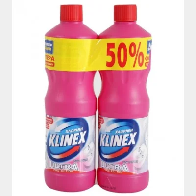KLINEX ΧΛΩΡΙΝΗ ULTRA PINK POWER 1250MLx2