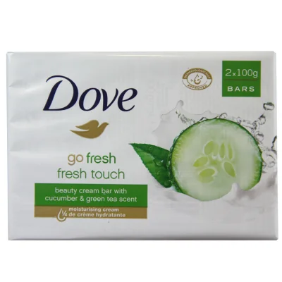 Dove bar soap 2X100 gr. Go Fresh cucumber.