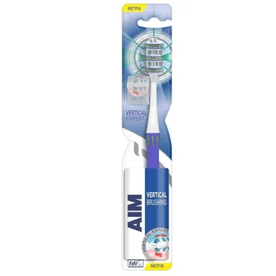 AIM TOOTHBRUSH VERTICAL EXPERT MEDIUM