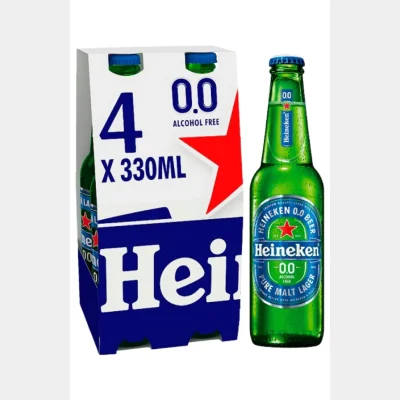 Heineken Zero Non Alcoholic (BOTTLE) 33cl x 24 pack