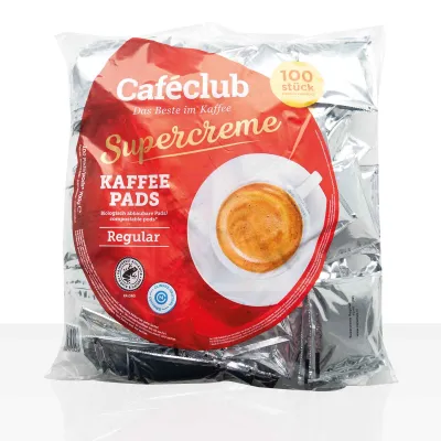 Café Club Supercreme Mega Regular 100 Pods 7g
