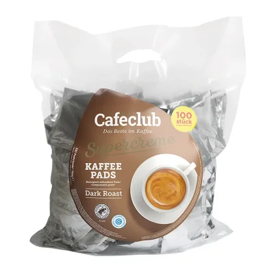 Café Club Supercreme Mega Dark Roast 100 Pods 7g