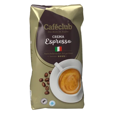 Caféclub Crema Espresso Coffee Beans 1000g
