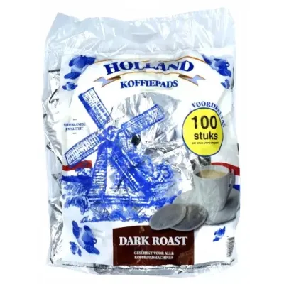 Holland Dark Roast 100 Pods 7g