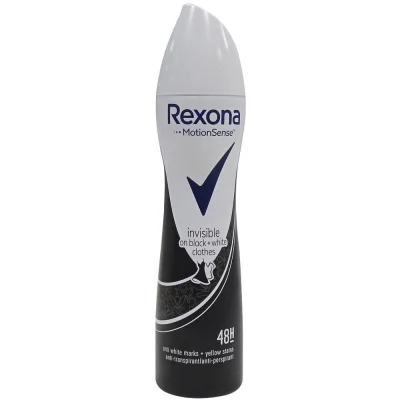 Rexona deodorant spray 200 ml. Rexona Invisible On Black + White Clothes.