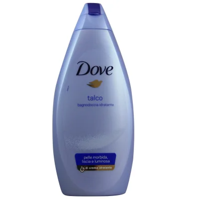 Dove bath gel 500 ml. Talcum.