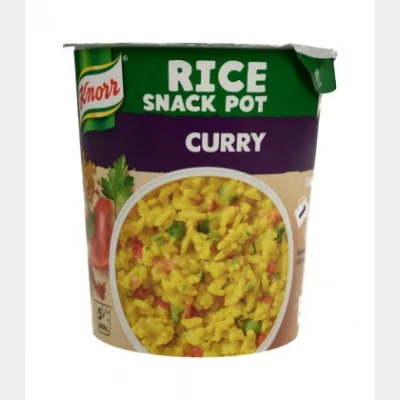 KNORR SNACK RICE CURRY SAUCE 87gr