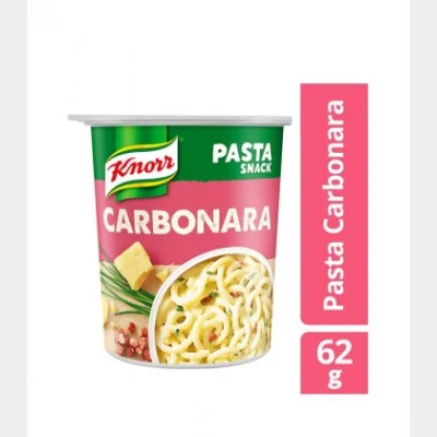 KNORR SNACK PASTA CARBONARA SAUCE 62gr