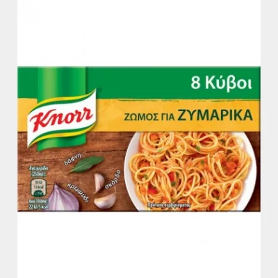 KNORR ΚΥΒΟΙ ΖΩΜΟΣ ΖΥΜΑΡΙΚΩΝ 24L (80gr-8 κύβοι)