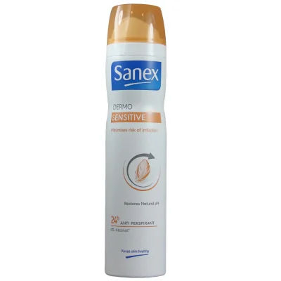 Sanex deodorant spray 250 ml. Dermo sensitive.