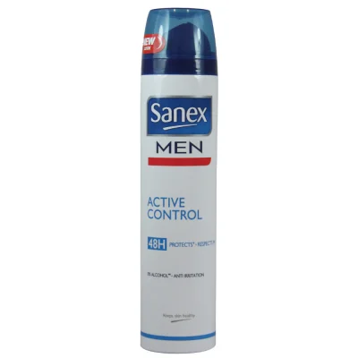 Sanex deodorant spray 250 ml. Men Active control.
