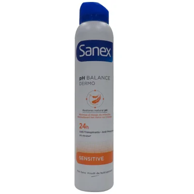 Sanex deodorant spray 200 ml. Dermo sensitive.