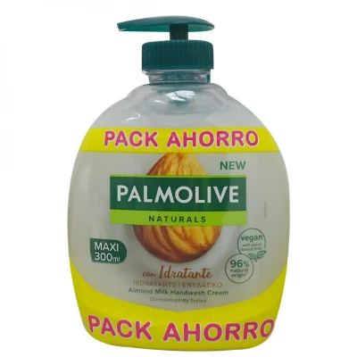 Palmolive liquid handwash 2X300 ml. Almond milk.