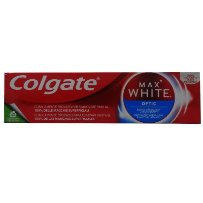Colgate toothpaste 75 ml. Max White Optic.