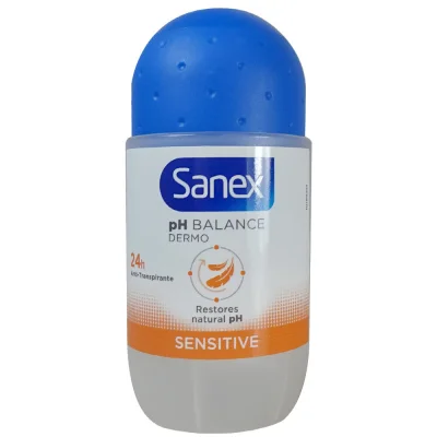 Sanex deodorant roll-on 50 ml. Dermo sensitive lactoserum.