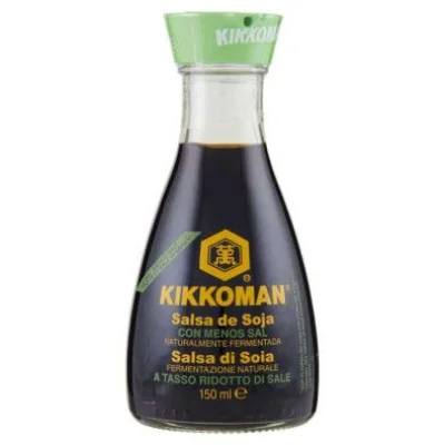 Kikkoman soy sauce less salt 150 ml