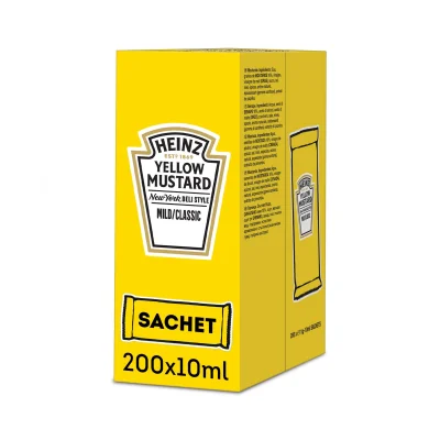 Heinz Expo Yellow Mustard 200pcs x10.5gr