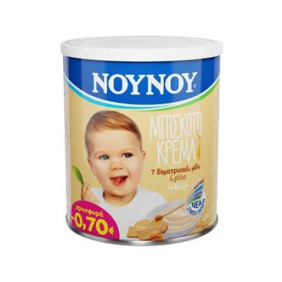 NoyNoy Biscuit Cream 300g ΝΟΥΝΟΥ Μπισκοτόκρεμα 300g