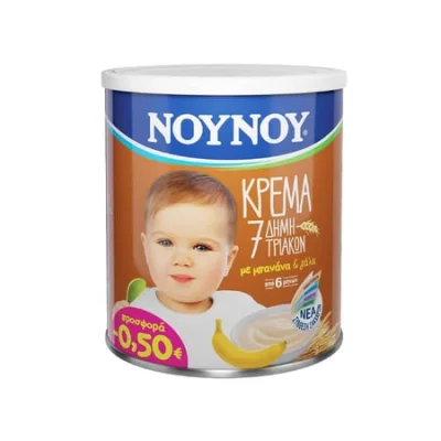 Noynoy Mixed Cereals Baby Cream 300g ΝΟΥΝΟΥ Κρέμα 7 Δημητριακών 300g