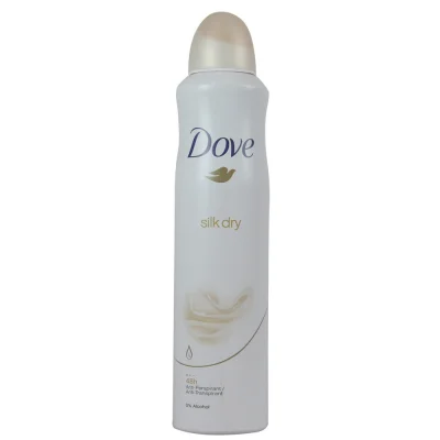 Dove deodorant spray 250 ml. Silk dry.