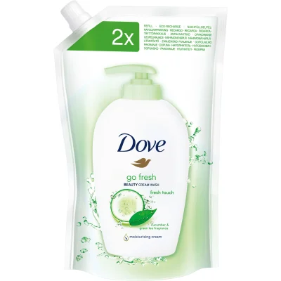 Dove Liquid Soap Refill Fresh Touch Cucumber 500ml