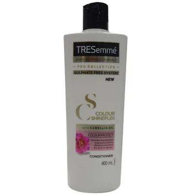 Tresemme conditioner 400 ml. Shineplex color camelia oil.