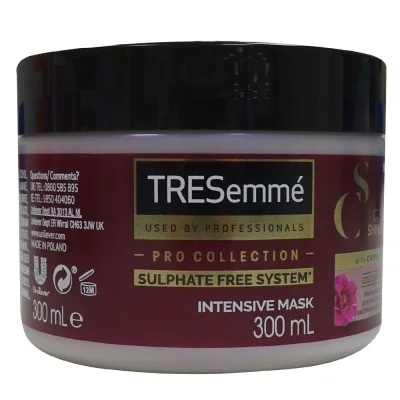 Tresemmé mask 300 ml. Color protect with camelia oil.